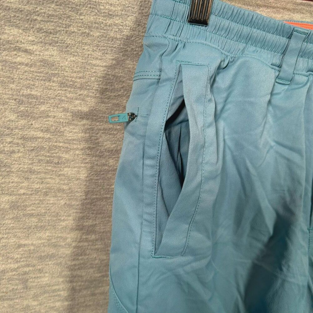 Birddog Shorts Mens M Blue Lined 7" Inseam Regular Stretch Orange Performance - Picture 7 of 11